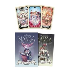 New Mystical Manga Tarot Set 78 Card Deck and Full Color Book Sealed
